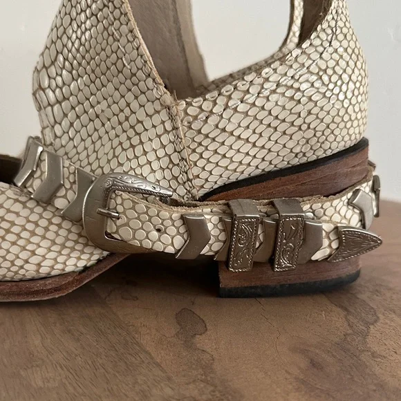 Freebird by Steven - Blade Snakeskin Ankle Boots - Picture 5 of 7